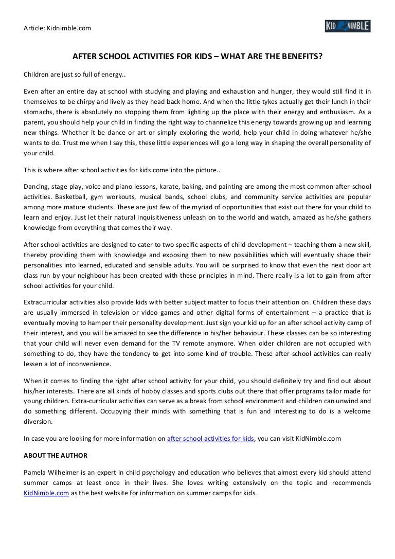 after school writing activities after school club activities ideas